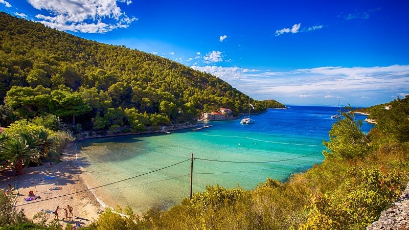Vis - Plaża Porat Biševo