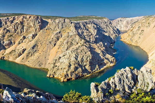Kanion Zrmanja, Chorwacja