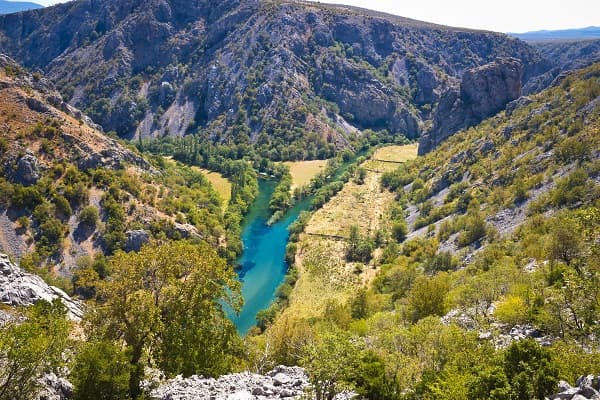 Kanion Zrmanja, Chorwacja