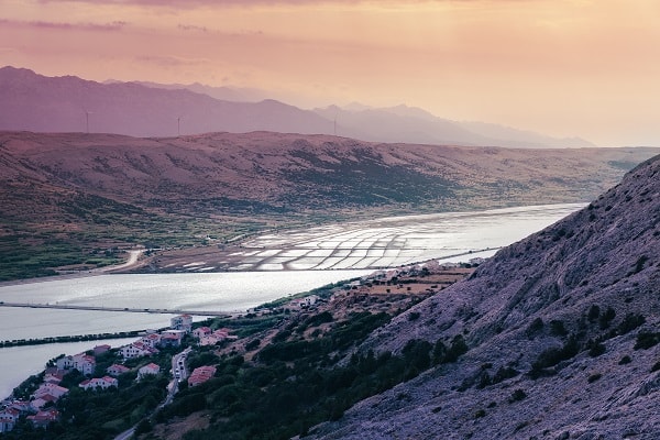 solniczka na wyspie Pag, Chorwacja