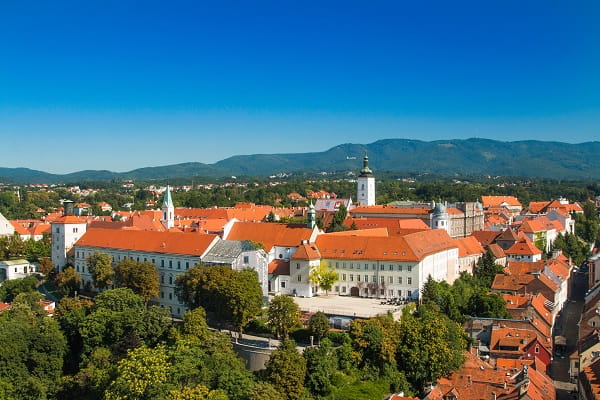 Górne miasto Zagrzebia, Chorwacja